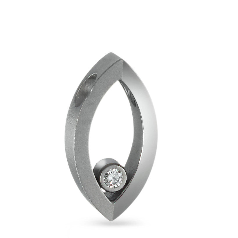 wisiorek tytan Diament 0.03 ct, w-si