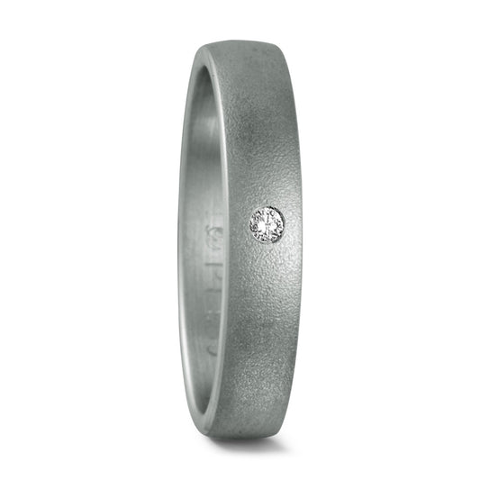 obrączka partnerska platyna 950 Diament 0.02 ct, w-si