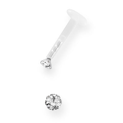 piercing stal nierdzewna Kryształ Ø4 mm