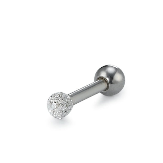 piercing stal nierdzewna posrebrzany