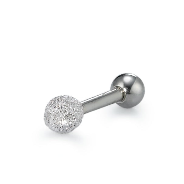 piercing stal nierdzewna posrebrzany