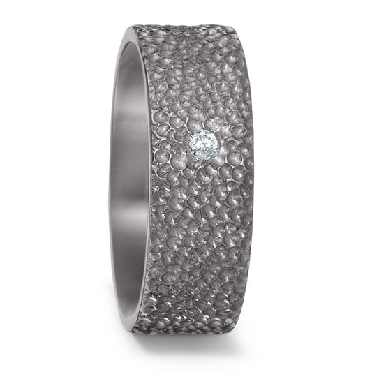 obrączka partnerska tantal 999 Diament 0.03 ct, w-si