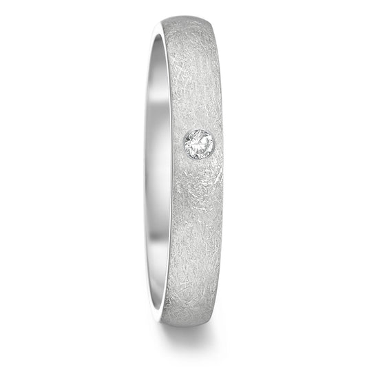 obrączka partnerska stal nierdzewna Diament 0.04 ct, tw-si