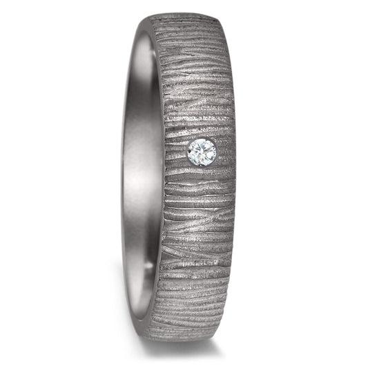 obrączka partnerska tantal 999 Diament 0.03 ct, w-si