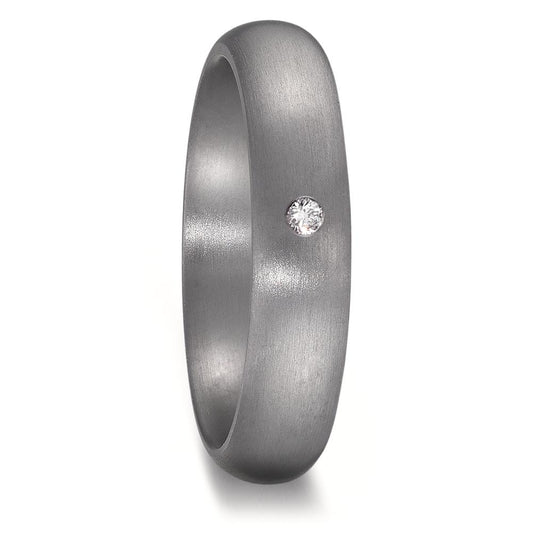 obrączka partnerska tantal 999 Diament 0.03 ct, w-si