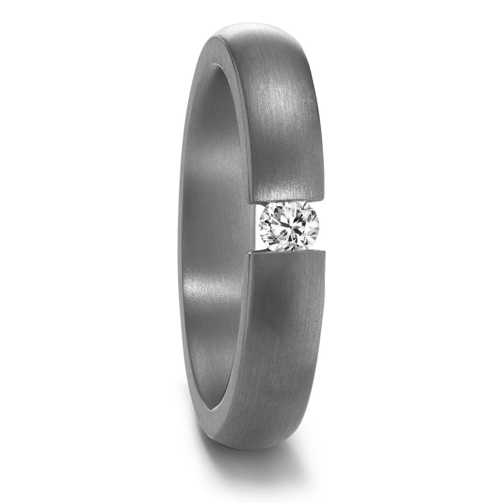 obrączka partnerska tantal 999 Diament 0.10 ct, w-si