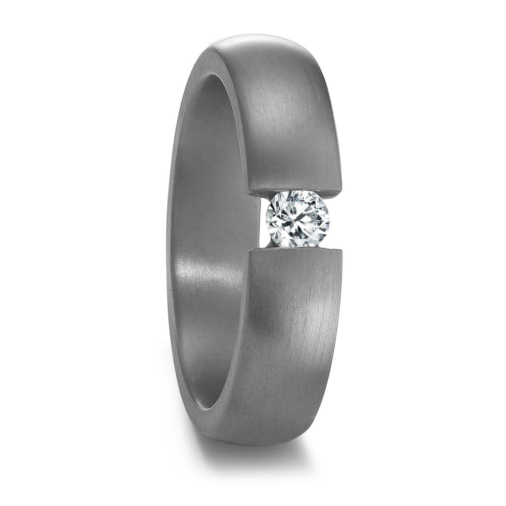 obrączka partnerska tantal 999 Diament 0.15 ct, w-si