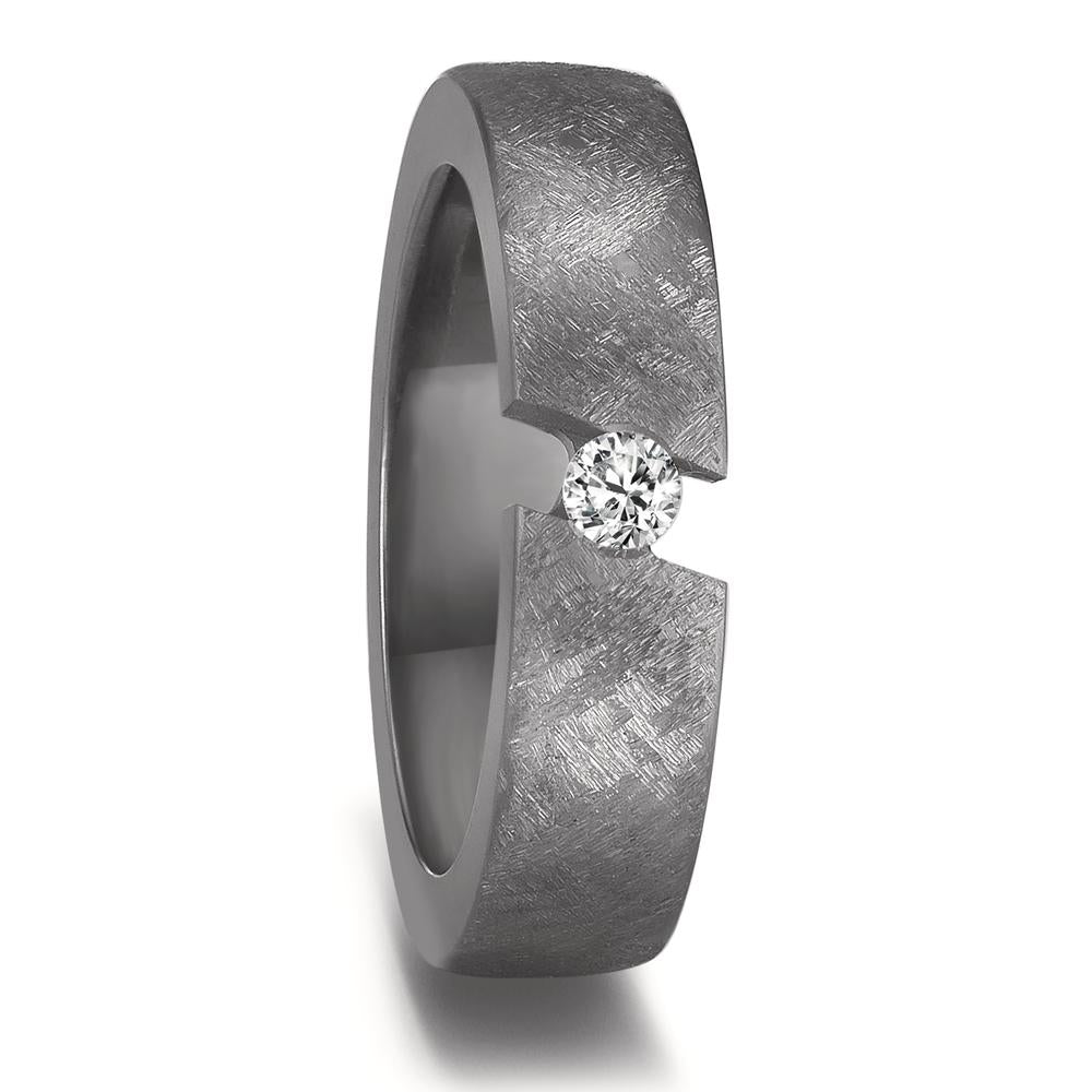 obrączka partnerska tantal 999 Diament 0.08 ct, w-si