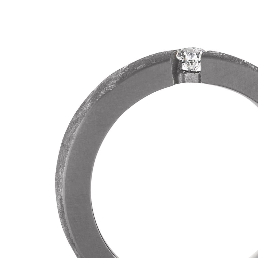 obrączka partnerska tantal 999 Diament 0.08 ct, w-si