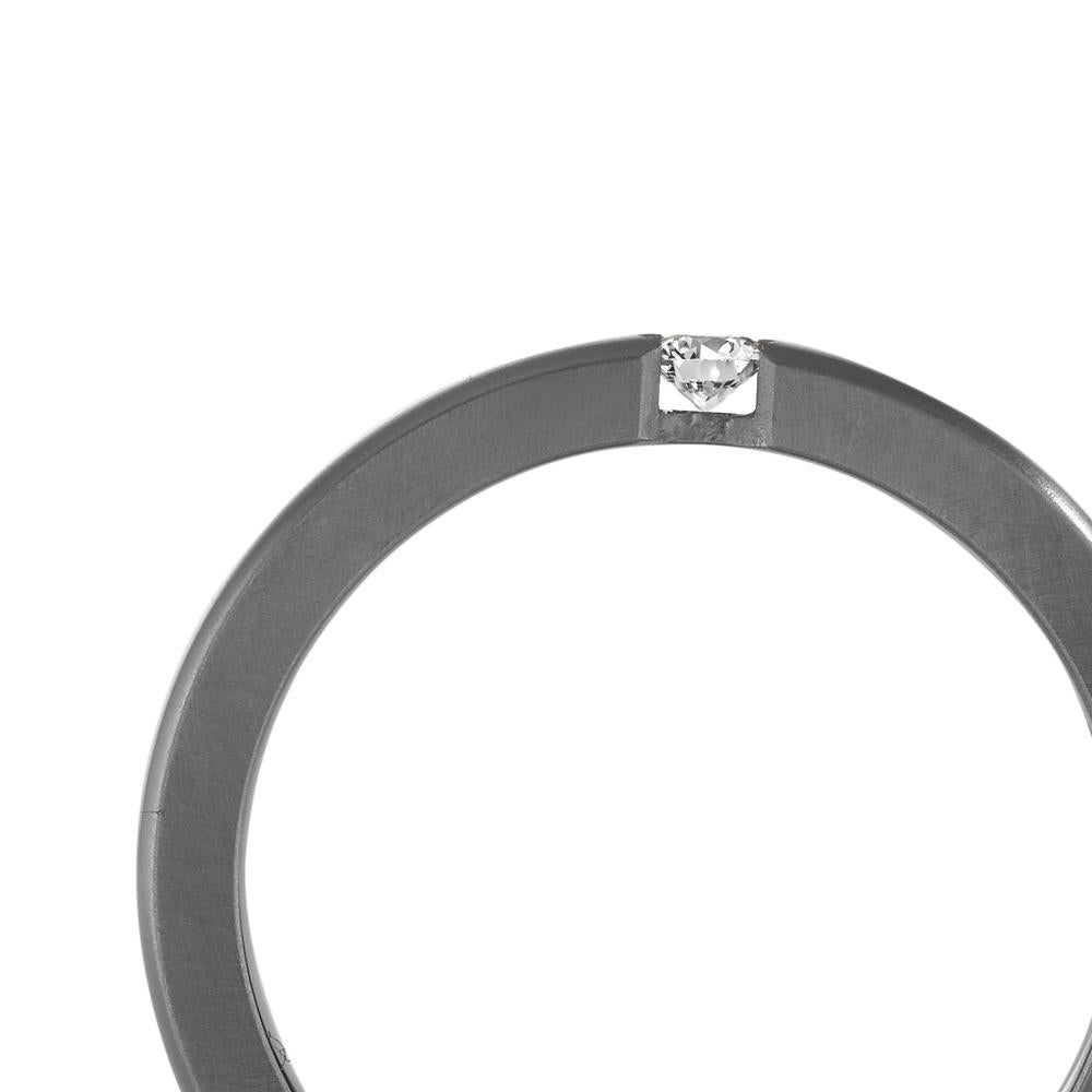 obrączka partnerska tantal 999 Diament 0.05 ct, w-si