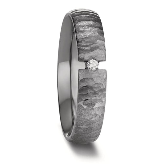 obrączka partnerska tantal 999 Diament 0.03 ct, w-si