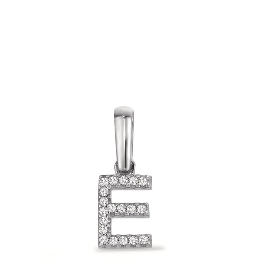 wisiorek złoto białe 585/14 K Diament 0.028 ct, w-si