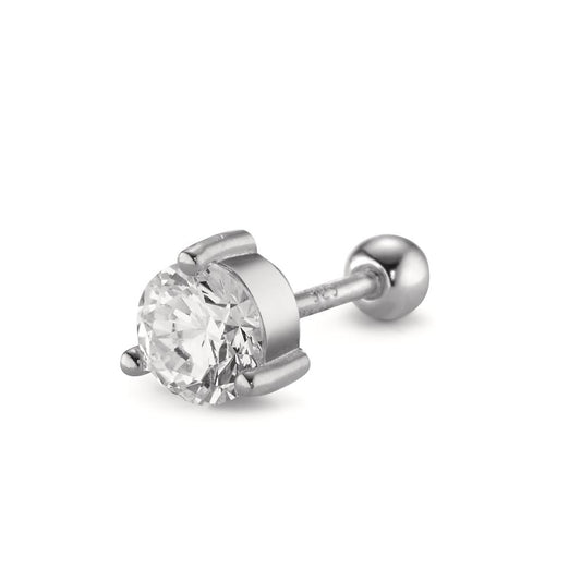 piercing srebro Cyrkonia rodowany Ø5.5 mm